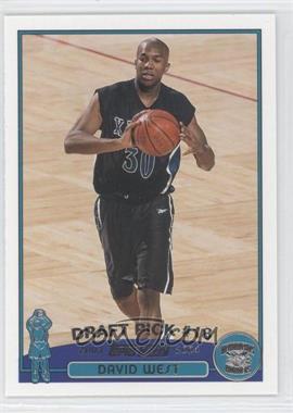 2003-04 Topps - [Base] #238 - 2003 NBA Draft - David West