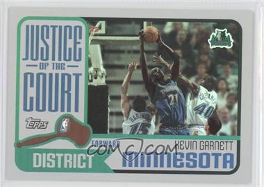 2003-04 Topps - Justice of the Court #JC-7 - Kevin Garnett