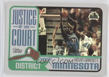 2003-04 Topps - Justice of the Court #JC-7 - Kevin Garnett