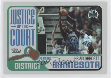 2003-04 Topps - Justice of the Court #JC-7 - Kevin Garnett