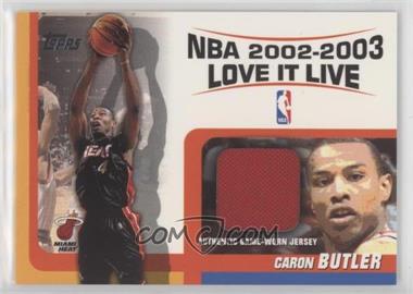 2003-04 Topps - Love it Live - Relics #LLR-CB - Caron Butler