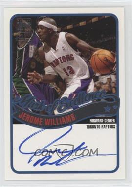 2003-04 Topps - Mark of Excellence Autographs #ME-JW - Jerome Williams