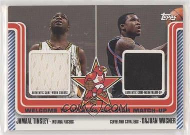 2003-04 Topps - Welcome to Atlanta All-Star Matchups Dual Relics #WA-14 - Jamaal Tinsley, Dajuan Wagner