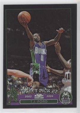 2003-04 Topps Chrome - [Base] - Black Refractor #118 - T.J. Ford /500