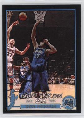 2003-04 Topps Chrome - [Base] - Black Refractor #149.1 - Zaza Pachulia (English Language) /500