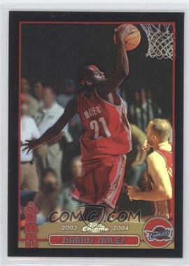 2003-04 Topps Chrome - [Base] - Black Refractor #26 - Darius Miles /500