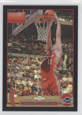 2003-04 Topps Chrome - [Base] - Black Refractor #75 - Zydrunas Ilgauskas /500