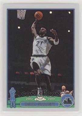 2003-04 Topps Chrome - [Base] - Refractor #100 - Kevin Garnett