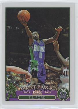 2003-04 Topps Chrome - [Base] - Refractor #118 - T.J. Ford