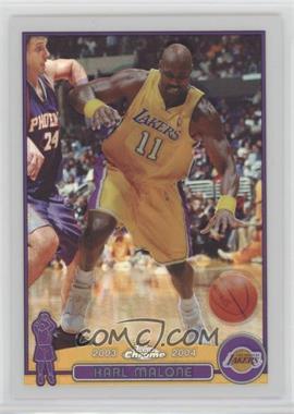 2003-04 Topps Chrome - [Base] - Refractor #32 - Karl Malone