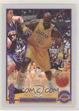 2003-04 Topps Chrome - [Base] - Refractor #32 - Karl Malone