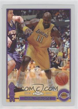 2003-04 Topps Chrome - [Base] - Refractor #32 - Karl Malone