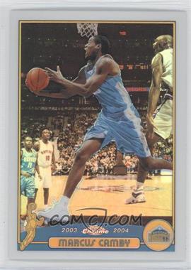 2003-04 Topps Chrome - [Base] - Refractor #53 - Marcus Camby