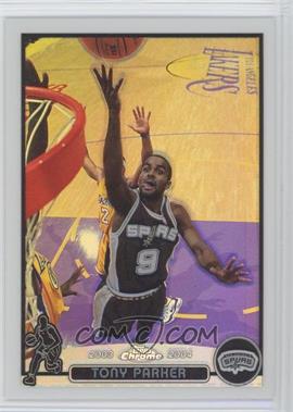 2003-04 Topps Chrome - [Base] - Refractor #9 - Tony Parker