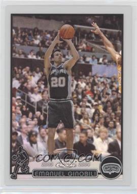 2003-04 Topps Chrome - [Base] - Refractor #95 - Emanuel Ginobili