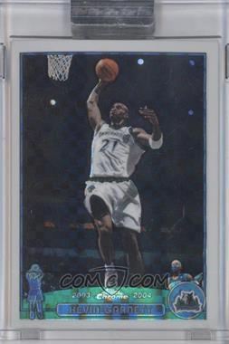 2003-04 Topps Chrome - [Base] - X-Fractor #100 - Kevin Garnett /220 [Uncirculated]