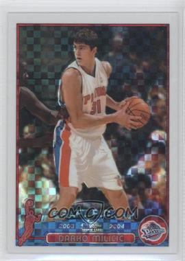 2003-04 Topps Chrome - [Base] - X-Fractor #112.1 - Darko Milicic (English Language) /220