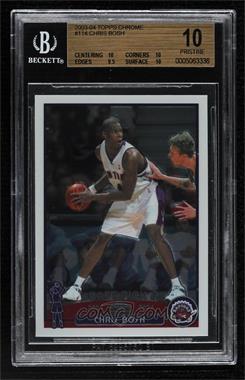 2003-04 Topps Chrome - [Base] #114 - Chris Bosh [BGS 10 PRISTINE]