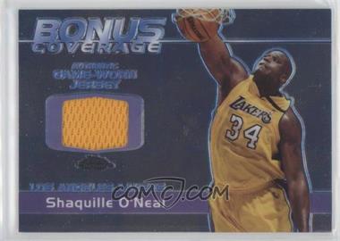 2003-04 Topps Chrome - Bonus Coverage Relic #BCR-SO - Shaquille O'Neal