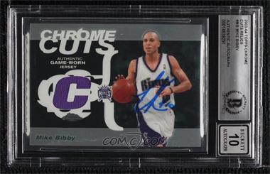 2003-04 Topps Chrome - Chrome Cuts Relic #CCR-MB - Mike Bibby [BAS BGS Authentic]