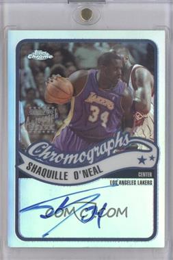 2003-04 Topps Chrome - Chromographs - Refractor #CA-SO - Shaquille O'Neal /25