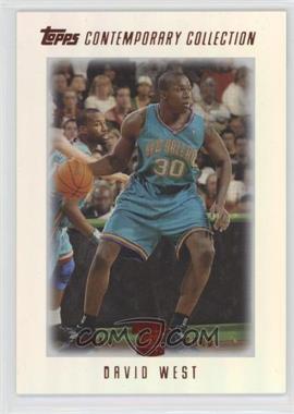 2003-04 Topps Contemporary Collection - [Base] - Red #10 - David West /225