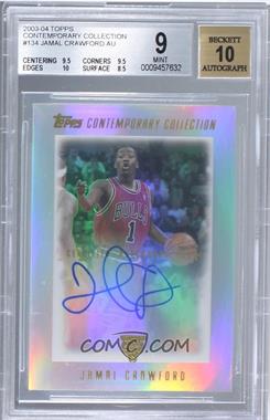 2003-04 Topps Contemporary Collection - [Base] #134 - Jamal Crawford /499 [BGS 9 MINT]