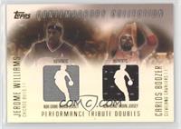 Jerome Williams, Carlos Boozer [EX to NM] #/250