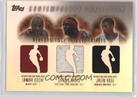 Lamar Odom, Jalen Rose, Darius Miles #/200