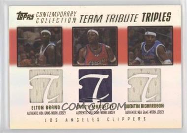 2003-04 Topps Contemporary Collection - Team Tribute Triples Relics #TTT-BMR - Elton Brand, Corey Maggette, Quentin Richardson /250 [EX to NM]