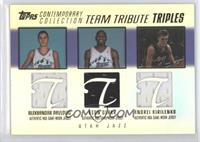 Aleksandar Pavlovic, Keon Clark, Andrei Kirilenko #/250