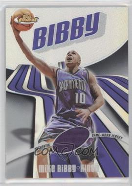 2003-04 Topps Finest - [Base] - Refractor #108 - Game-Worn Jersey - Mike Bibby /250
