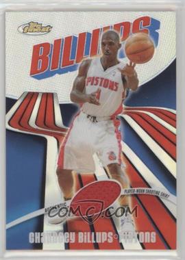 2003-04 Topps Finest - [Base] - Refractor #121 - Player-Worn Shooting Shirt - Chauncey Billups /250