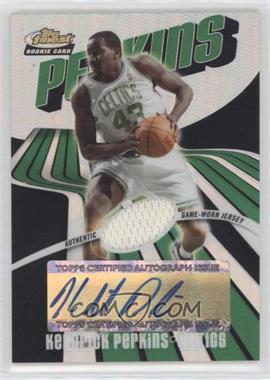 2003-04 Topps Finest - [Base] - Refractor #166 - Rookie Autograph - Kendrick Perkins /250