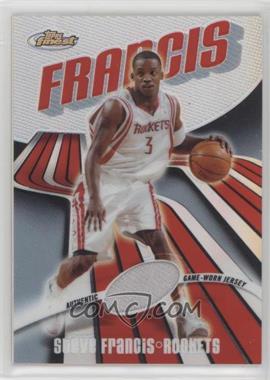 2003-04 Topps Finest - [Base] - Refractor #3 - Steve Francis /250