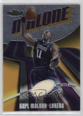 2003-04 Topps Finest - [Base] #106 - Game-Worn Jersey - Karl Malone /999