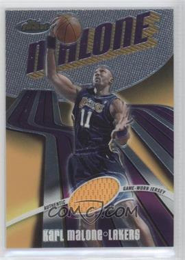 2003-04 Topps Finest - [Base] #106 - Game-Worn Jersey - Karl Malone /999