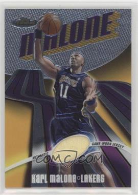 2003-04 Topps Finest - [Base] #106 - Game-Worn Jersey - Karl Malone /999