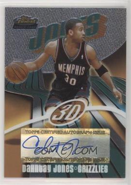 2003-04 Topps Finest - [Base] #169 - Rookie Autograph - Dahntay Jones /999