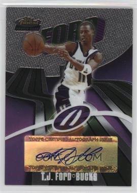2003-04 Topps Finest - [Base] #170 - Rookie Autograph - T.J. Ford /999
