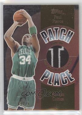 2003-04 Topps Jersey Edition - Patch Place #PP1 - Paul Pierce /25 [Good to VG‑EX]