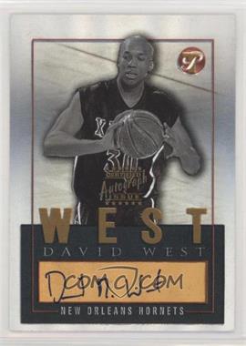 2003-04 Topps Pristine - Personal Endorsements Autographs - Gold #PEA-DWE - David West /25