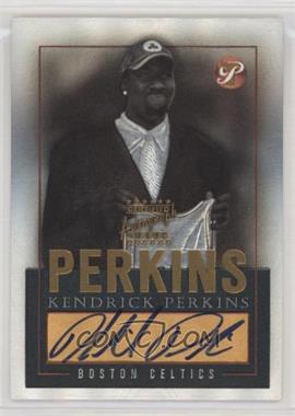 2003-04 Topps Pristine - Personal Endorsements Autographs - Gold #PEA-KP - Kendrick Perkins /25
