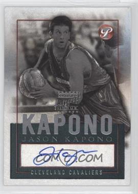 2003-04 Topps Pristine - Personal Endorsements Autographs #PEA-JK - Jason Kapono