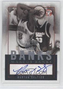 2003-04 Topps Pristine - Personal Endorsements Autographs #PEA-MBA - Marcus Banks
