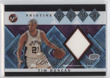 2003-04 Topps Pristine - Pristine Gems #GEM-TD - Tim Duncan