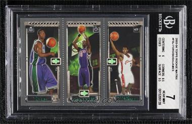 2003-04 Topps Rookie Matrix - [Base] #111-114-118 - T.J. Ford, Chris Bosh, LeBron James [BGS 7 NEAR MINT]