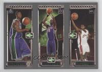 T.J. Ford, Chris Bosh, LeBron James [EX to NM]