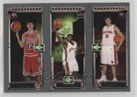 Kirk Hinrich, LeBron James, Darko Milicic