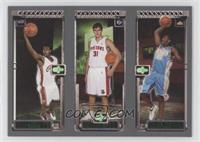 LeBron James, Carmelo Anthony, Darko Milicic